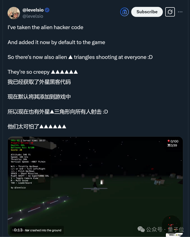 AI三小時做的小游戲，9天賺12萬！馬斯克：AI游戲前景無限